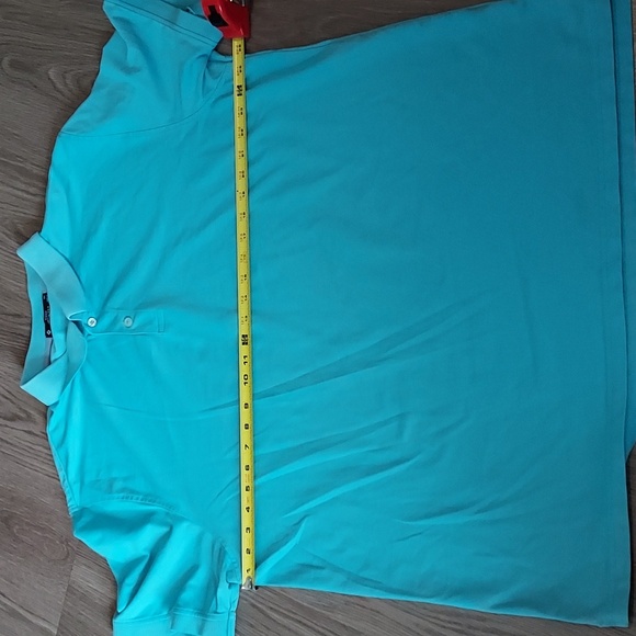 Members Mark short sleeve button-up top xxl blue - Picture 10 of 11